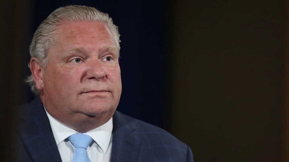 'This head's like limestone': Ontario Premier Doug Ford unhurt after