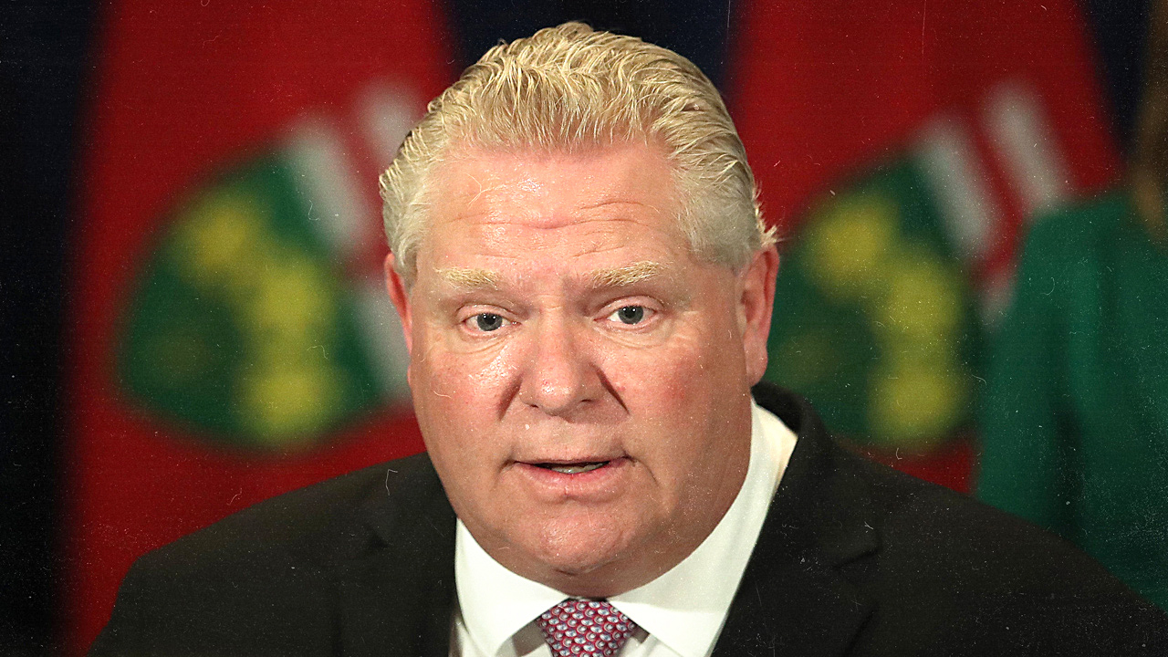 'This head's like limestone': Ontario Premier Doug Ford unhurt after